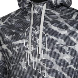 Мужская кофта теннисная New Balance Tenacity Performance Printed Hoody Men - Black, Multicoloured