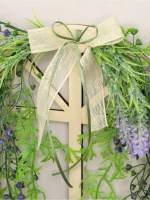 Декор настенный "Окошко с зеленью"