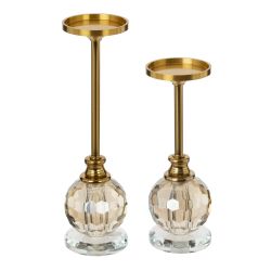 GAEM Набор из 2-х подсвечников, L21 W15,5 H31/20 см