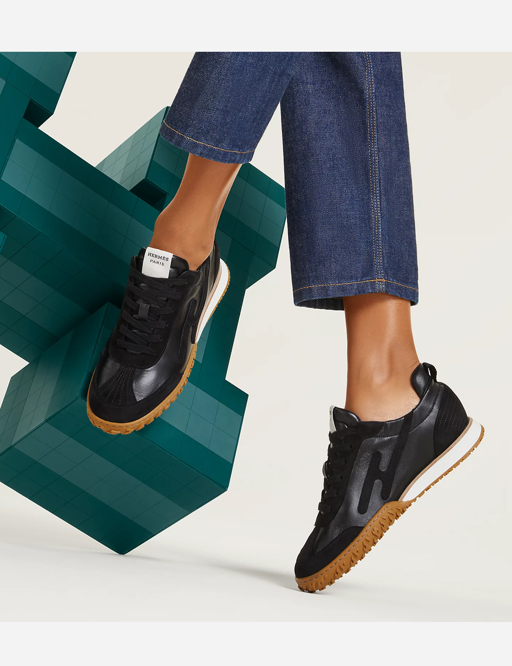 Hermes Jet Sneaker Noir (H242154Z 02400)