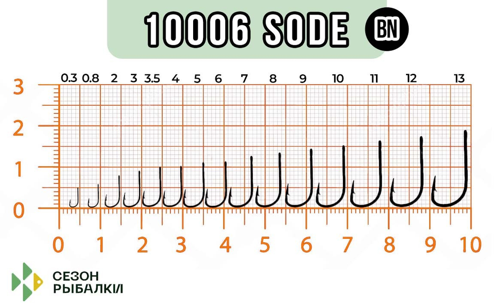 Крючок Fish Season 10006 Sode-Ring BN