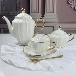 Lenardi 666-411 Чайный сервиз 16пр. 230мл КАМЕЛИЯ в под.уп.(х2)Фарфор