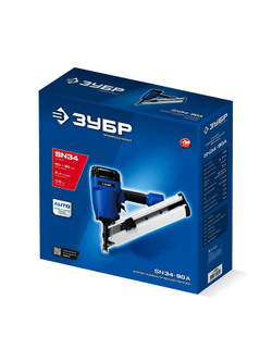 ЗУБР SN34-90A, пневматический нейлер для реечных гвоздей ЗУБР SN34/D34 (50-90 мм) ПРОФЕССИОНАЛ (31925)