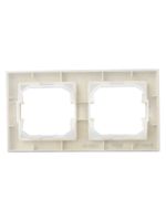 BRITE Рамка 2-местная IP44 РУ-2-БрКр-44 бежевый IEK