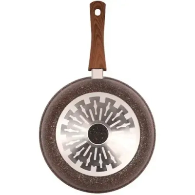 Сковорода 26*6,5см со съемной ручкой «Granit Ultra Induction» (red) сгаи262а