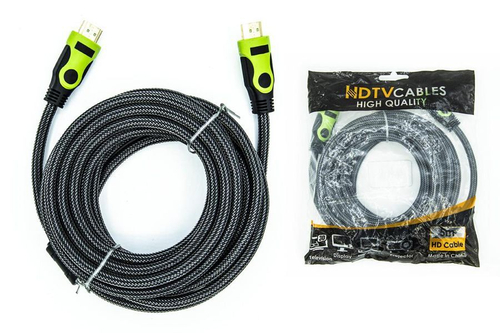 Кабель цифровой HDMI-HDMI 15-метр ver1,4 плетёный