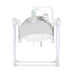 PITUSO электрокачели Marbella Grey/Серый Точки пульт, MP3,моск.сеть,адаптер,71*66*77см