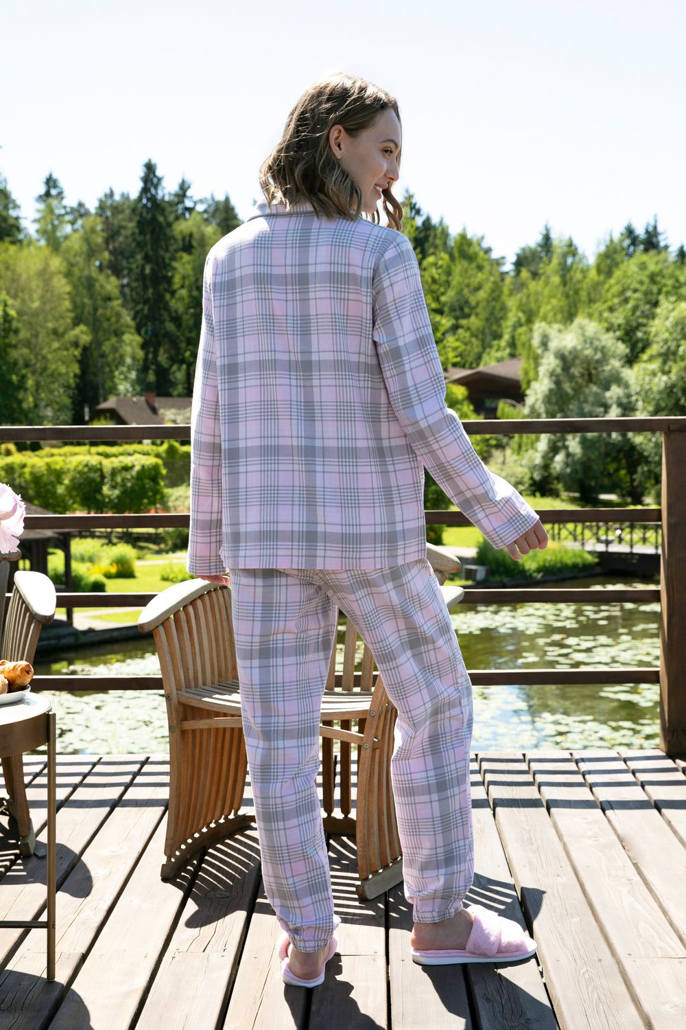 Женская пижама с брюками Mia Cara AW22WW303 Chloe Натали (Акция)