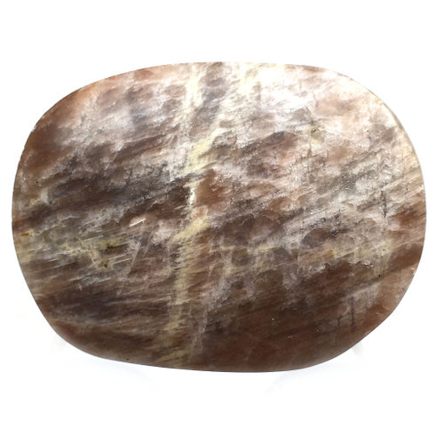 Солнечный камень 54х40 мм, плашка полированная