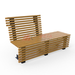 Скамейка Бьянка с 1 спинкой