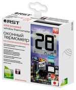 Термометр цифровой RST 01388 с солнечной батареей, оконный