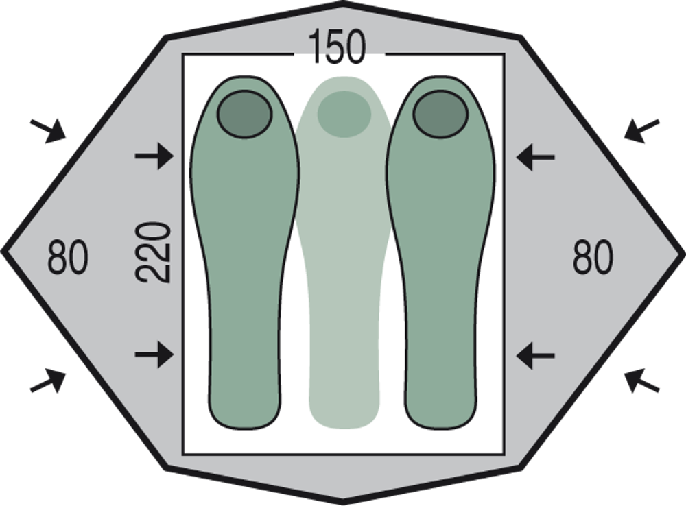 Палатка Pinguin Gemini 150