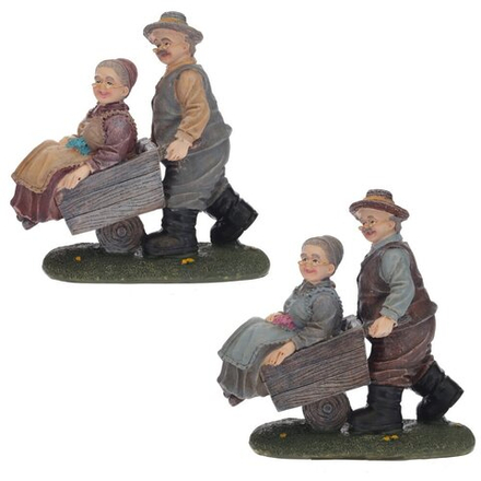 GAEM Фигурка декоративная "Бабушка с дедушкой", L15 W7 H15 см, 2в.