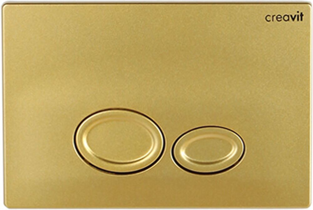 Кнопка смыва Creavit Drop GP2006.00 цвет золотой