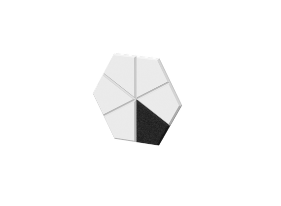 Набор настенной мозайки "Лед", 6шт 46х40х1,2