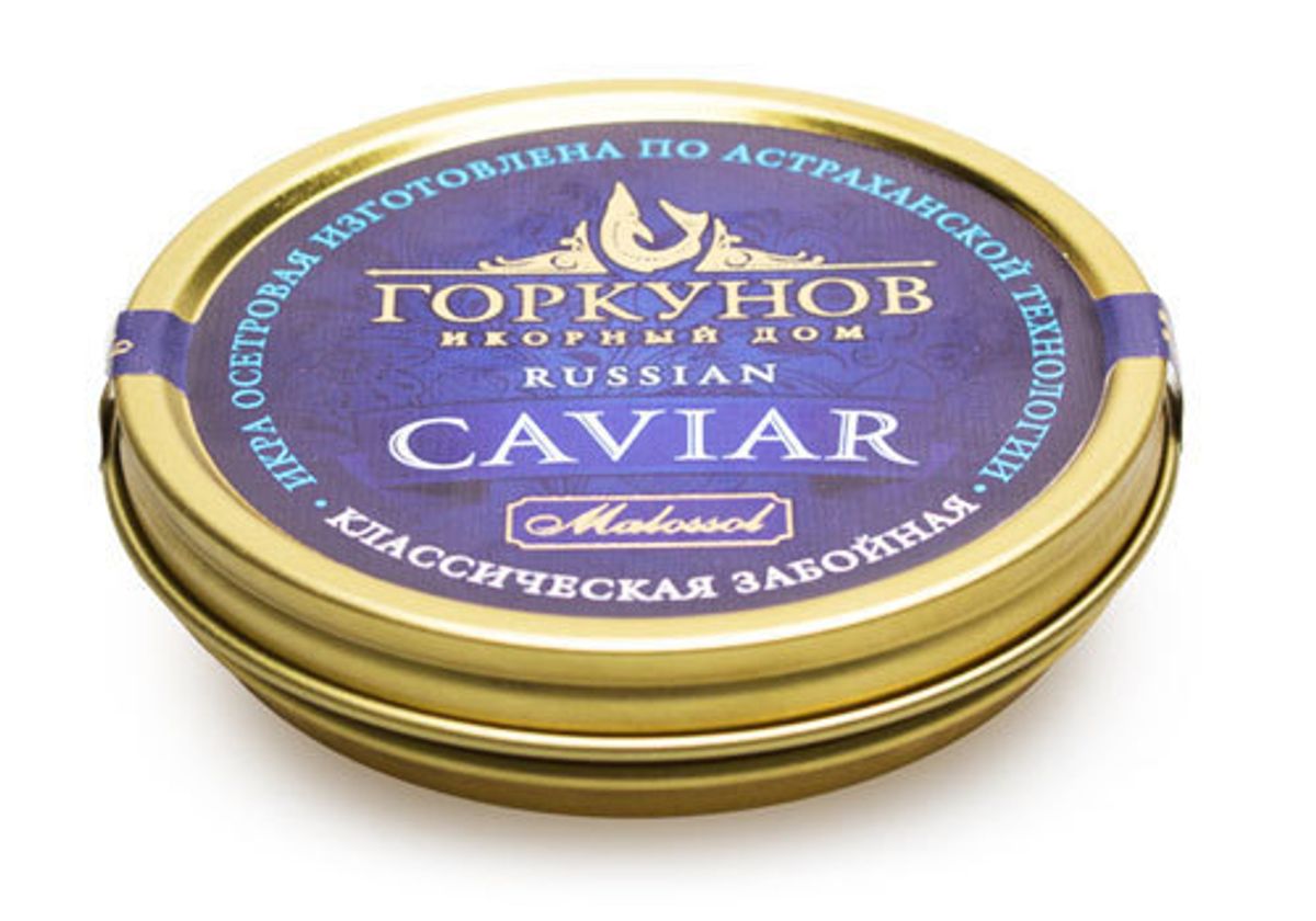 Икра чёрная осетровая ж/б, 100г