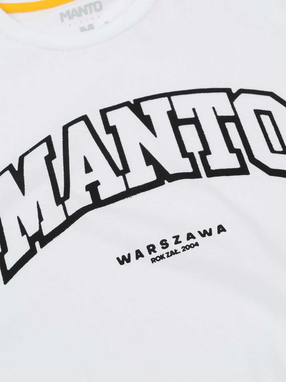 Футболка MANTO WARSZAWA OVERSIZE белая