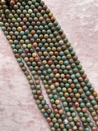 Нить бусин из яшмы 10,5мм, матовые