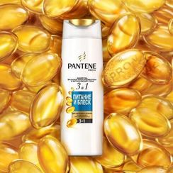 Şampun \ Шампунь \ Shampoo Pantene pro-v питание и блеск  3 в 1 400мл