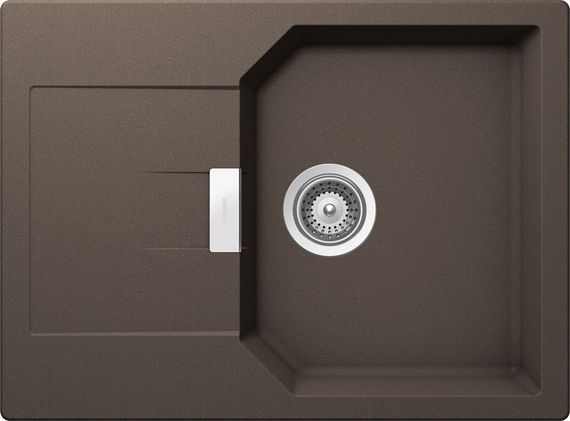 Мойка SCHOCK Manhattan 40 D Cristalite корз.клапан мокка