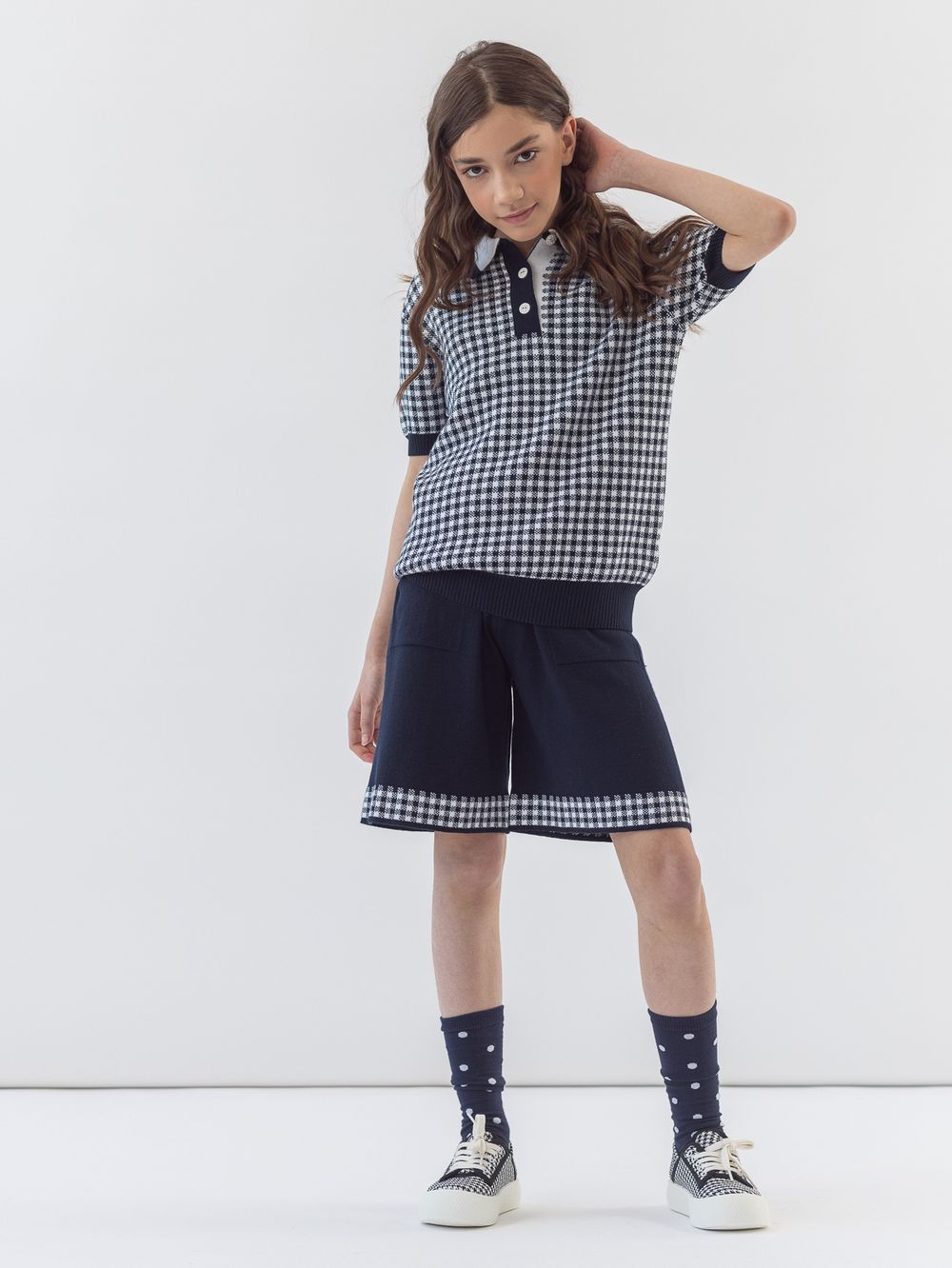 Джемпер поло для девочки