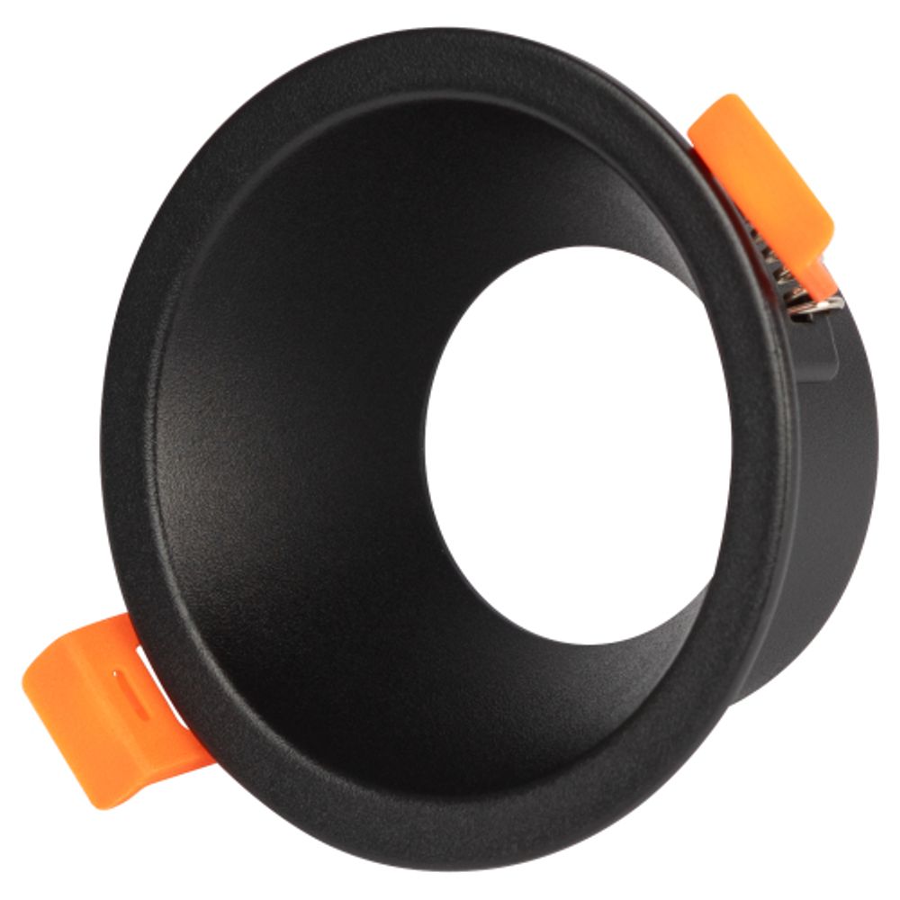 Светильник встраиваемый алюминиевый ЭРА KL97 BK под лампу MR16 GU5.3 черный | Алюминиевые встраиваемые светильники