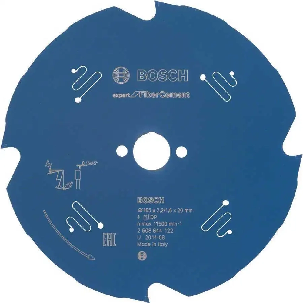 Пильный диск Expert for Fibre Cement 165x20x2,2 мм BOSCH 2608644122