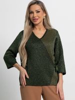 Блуза Найви (оливковая) Б15077-18М LT Collection