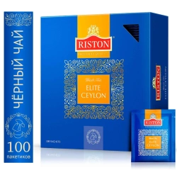 Чай черный в пакетиках Riston Элитный Цейлонский, 100 шт.