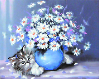 "Котенок"-4028 ткань с нанесенным рисунком