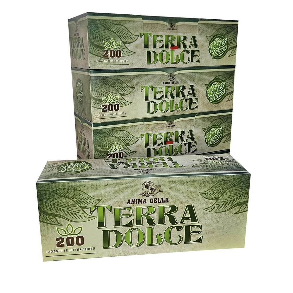 Гильзы для сигарет "Terra Dolce" KS Bio 5х200шт (Комплект)