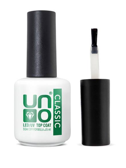 Uno Top Coat - Верхнее покрытие для гель-лака, 15мл