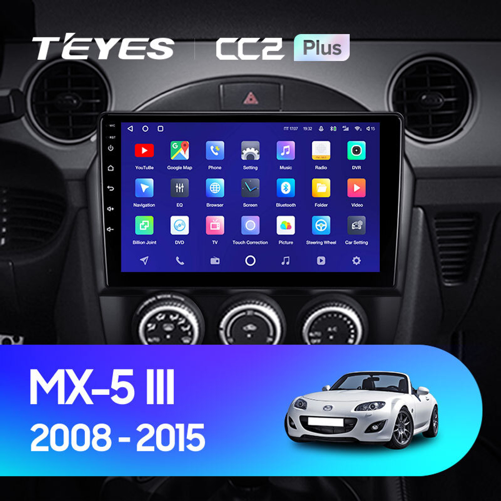 Teyes CC2 Plus 9" для Mazda MX-5 III 3 NC 2008-2015