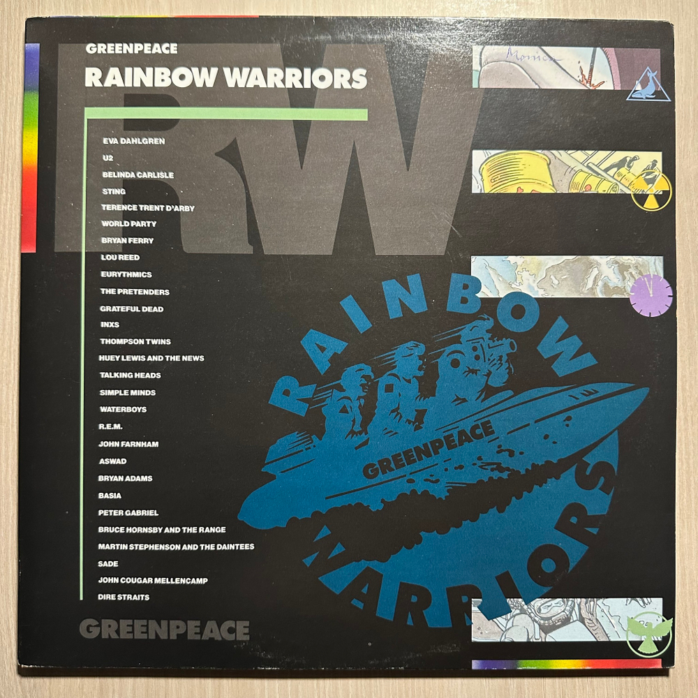 Сборник Greenpeace Rainbow Warriors 2LP (Скандинавия 1989г.)