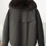 :енская куртка с меховым воротником