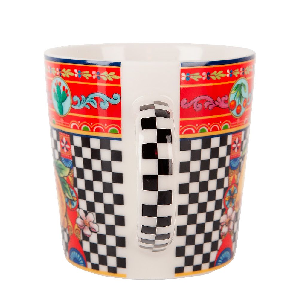 Кружка "Sicilia Limone" v=450мл (фарфор) (подарочная упаковка)