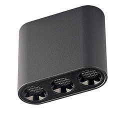 7092/8CL HIGHTECH ODL25 335 Потолочный светильник черный/металл/акрил IP20 LED 5W 380Лм 3000K 220V SMALL