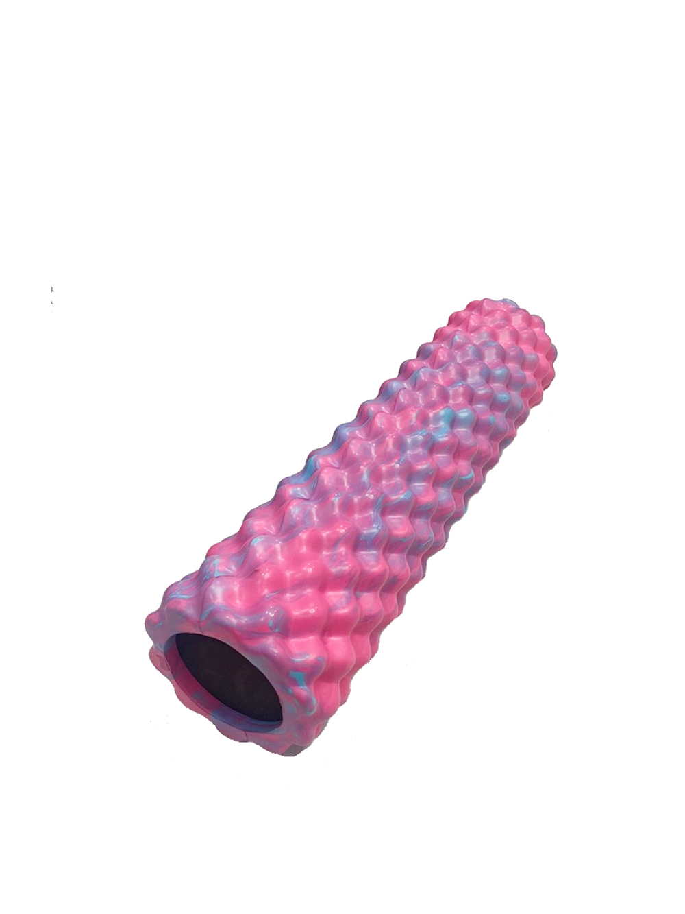 Ролик массажный для йоги Coneli Yoga Bulge 45x12.5 см розовый с голубым