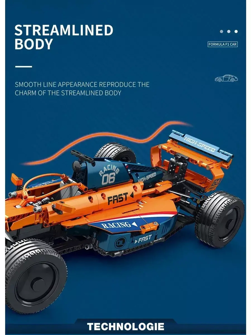 Конструктор кольцевой Макларен Формула F1 928 деталей 11006