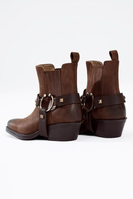 Казаки в ковбойском стиле из натуральной кожи MILEY