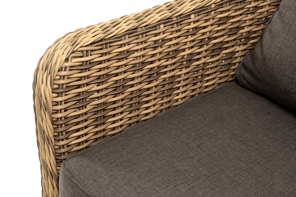 "Прованс" кресло из искусственного ротанга, цвет соломенный