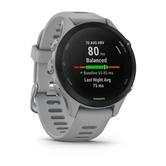 Умные часы Garmin FORERUNNER 255S со светло-серым ремешком