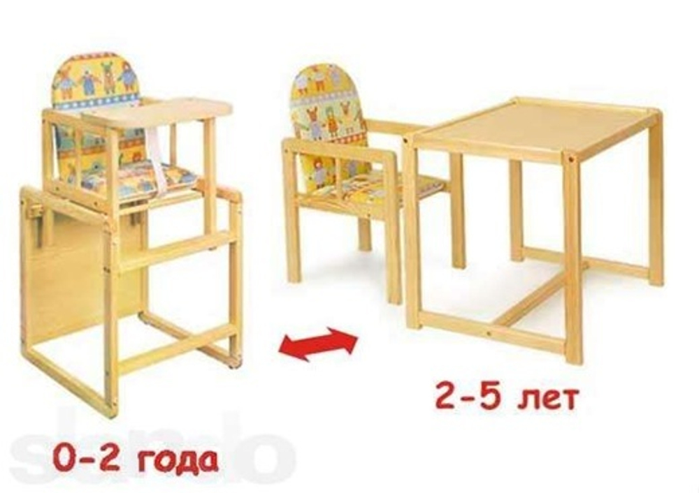 Стульчик для кормления Матрешка (Беж-Латте)