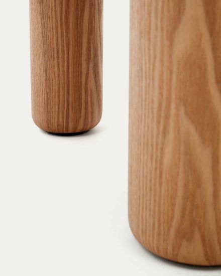 Mailen Круглый стол из ясеневого шпона с натуральной отделкой Ø 120 см Испания La Forma