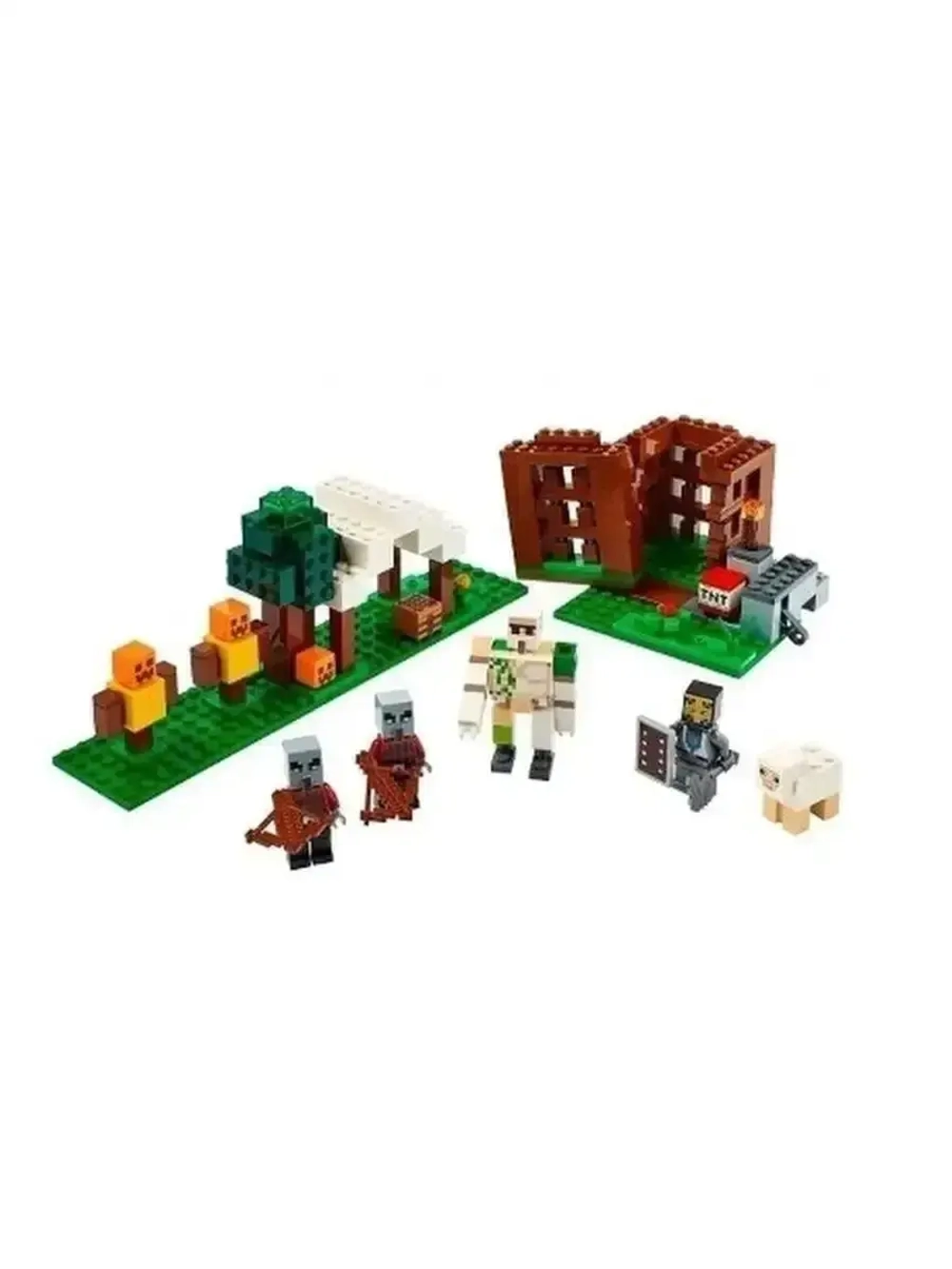 Конструктор Майнкрафт Аванпост разбойников 303 детали 1009