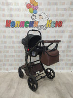 Коляска трансформер Farfello Aimile Original Autumn шоколадный