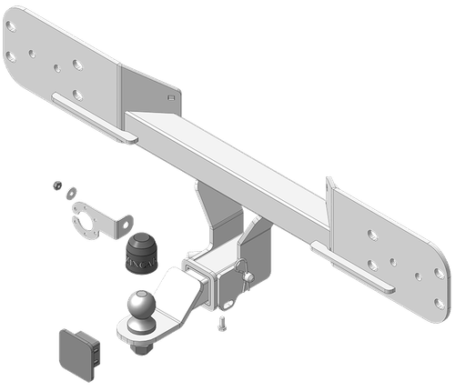 Фаркоп ZincaR ОЦИНКОВАННЫЙ Land Rover Defender 2020 - н.в. арт.ZL201E