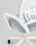 Кресло офисное TopChairs Simple SN серый пластик белый