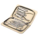 Премиальный набор для маникюра и педикюра 12 в 1 в пенале, PREMIUM, Monte Vita, 609495