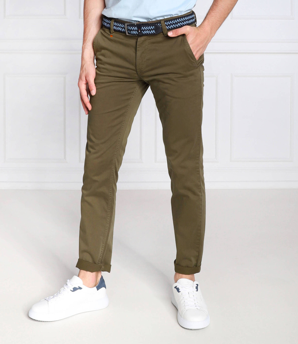 Чиносы Schino BOSS ORANGE - хаки(50470813)